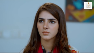 Vaneeza Sattar and Arslan Butt in an emotional scene from Ladli