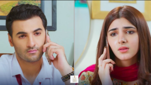 Vaneeza Sattar and Arslan Butt featured in a tense Ladli drama scene