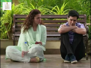 Zara Noor Abbas portraying an emotional role in Phaans with Shehzad Sheikh