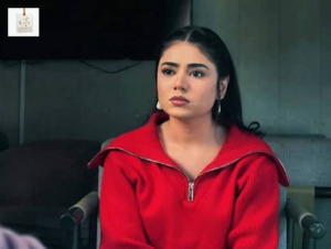 Areeka Haq in Shandaar with Ahsan Afzal in an on-screen scene