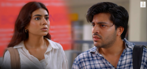Areeka Haq and Ahsan Afzal portraying their characters in Shandaar