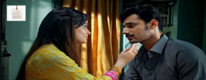 Armeena Khan and Zahid Ahmed portraying their characters in Daldal