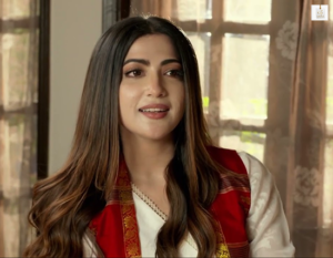 Ayman Saleem and Arslan Naseer in the Pakistani drama Paristaan
