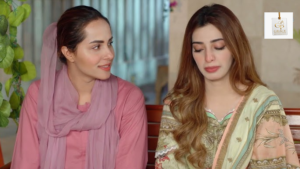 Nimra Khan during her Banno drama appearance with Farhan Ahmed Malhi