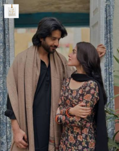 Hina Afridi portraying her character in Ghulam Badshah Sundari alongside Imran Ashraf