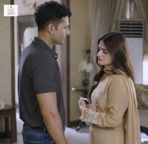 Hira Mani featured in an entertainment article about Rahguzar and Mohib Mirza.