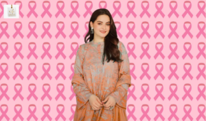 Minal Khan encourages women to prioritize their health and stay aware of breast cancer symptoms.