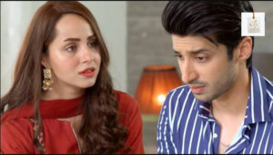 Nimra Khan portraying her character in Banno alongside Farhan Ahmed Malhi