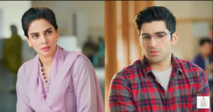 Saba Qamar showcasing her acting in the Pakistani drama Sar-e-Rah