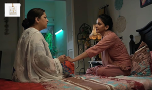 Saba Qamar in a memorable scene from Sar-e-Rah drama