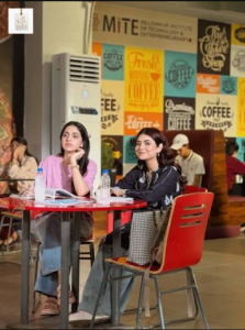 Areeka Haq and Ahsan Afzal together during a key moment from Shandaar