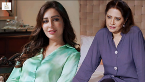 Sidra Niazi portraying her character in the Pakistani drama Sukoon